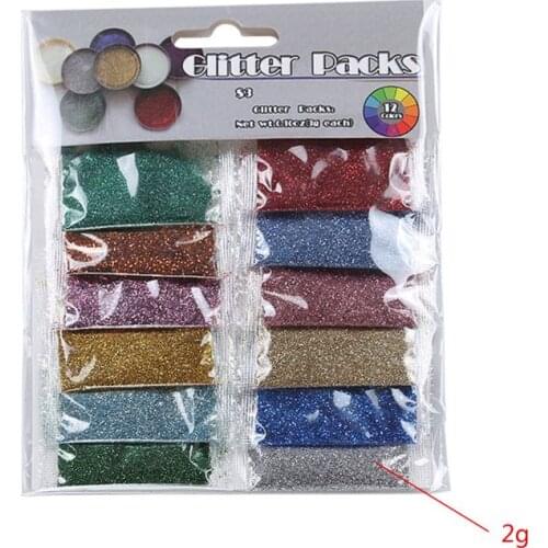 12 Colors Resin Casting Mold Glitters Sequins Pigment Large Kit Jewelry DIY