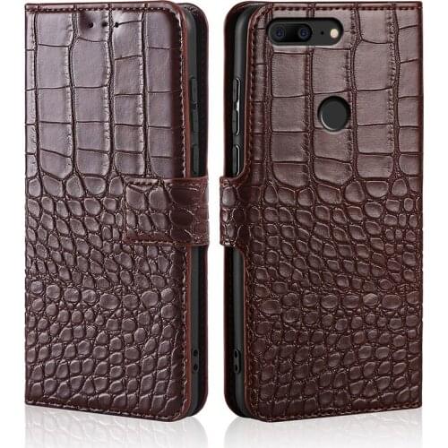 Phone Case for Oneplus 5T 5 T A5010 Case Crocodile texture leather flip Case for Oneplus 5T 5 T A5010 Case Cover