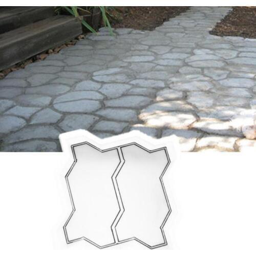 Concrete Pavement Mold DIY Path Maker Paving Cement Brick Stone Road Mould