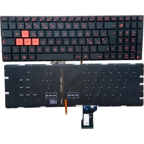 OVY IT Italian LA Latin SP Spanish laptop keyboard for Asus GL502 GL502V GL502VM GL502VT GL502VY with Backlit 0KNB0-662PIT00