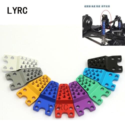 LY rc 4 PCS for 1/10 simulation climbing car damper angle adjustment height support SCX10 D90 shock absorber base R32