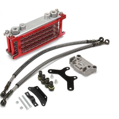 50cc 70cc 90cc 110cc 125cc 140cc 150cc refires off-road motorcycle oil cooler radiator dirt pit atv For zongshen lifan monkey