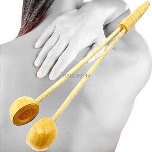 Flap massager bamboo handicraft semicircular ring hammer hammer knock back massage massage stick