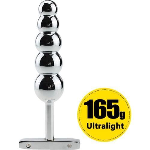 5 Ball Metal Anal Butt Plug Sex Toys For Anal Vaginal Masturbation Anal Dildo Metal Anal Beads For Men Women Female Sex Products