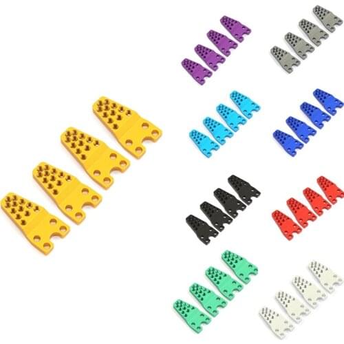 4PCS RC Car Metal Shock Absorber Tower Lift Lower Adjust Stand for 1/10 RC Crawler Axial SCX10 Upgrade Parts