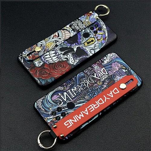 For Man Back Cover Phone Case For Xiaomi Redmi Note9/Redmi 10X 4G Kickstand For Woman Wristband