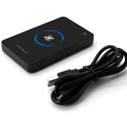 125Khz RFID Card Key Reader EM4100 USB Proximity Sensor For 13.56MHZ Key Card Reader Control Card rfid Smart Access