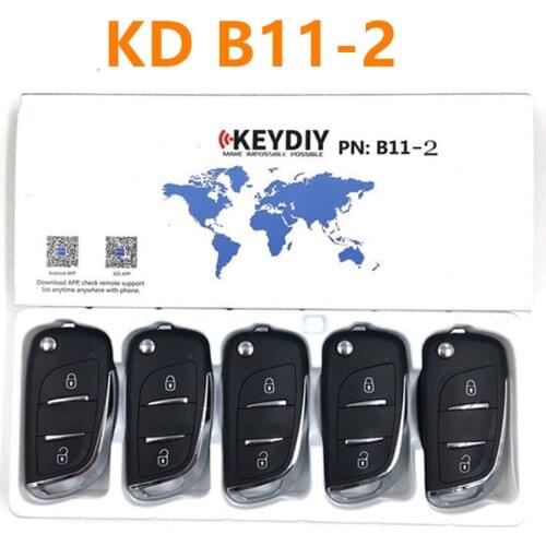 Universal 2 button 3 button remote key keydiy B11 B11-2 B11-3 for KD300 and KD900 to produce any model remote for peugeot style