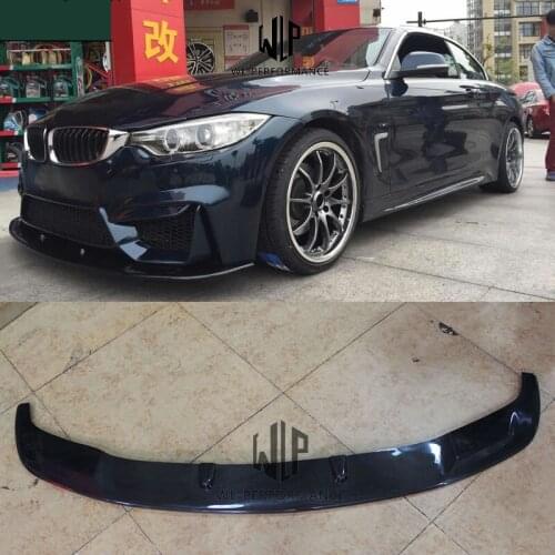 F32 High Quality Carbon Fiber Front Bumper Lip Diffuser Splitter For BMW 4 Series F32 F33 F36 435i Wwith M3 M4 Bumper 2014-2015