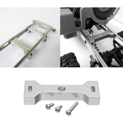 Mount Seat Parts For WPL C14 C24 B14 B16 B24 1/16 RC Car Metal Beam Center Fixed Accessories Cooler Perfect Suit Silver