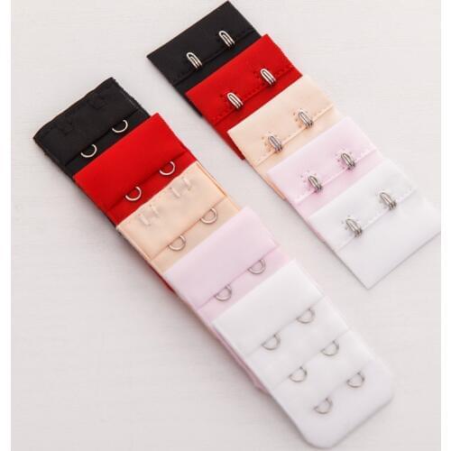 Wholesales 200 sets / lot Bra hook and eye extender bra buckle accessories 5 color 3x2