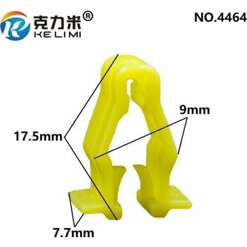 KE LI MI Yellow Wheel Arch Snap Fit Clip Trim Fixed Clip 90601-SMG-003 Auto Fastener Clips For Honda Civic CRV HRV