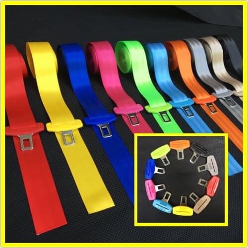 10 colors Car safety belt clip Car Seat belt buckle Vehicle-mounted Interior Accessories Auto Fastener Clip for BMW Honda Focus