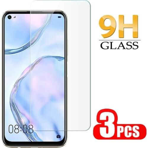 3PCS Screen Protector For Huawei P40 Lite P40 Safety Glass Transparent On For Huawei P20 lite 2019 Protective Glass