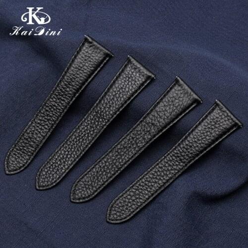 Car-tier/TANK Tank London solo Comfortable Genuine Leather Watch strap latest charm leather Men women leather watch belt 20 23mm