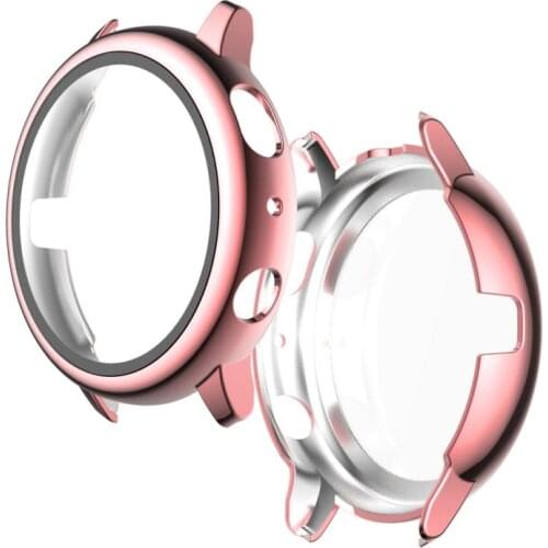 Case For Samsung Watch Active 2 44mm 40mm Bumper TPU Silicone Screen Protection Cover+film For Samsung Active 2 Active2 40 44 mm