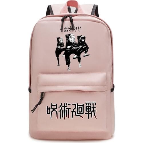 Anime Jujutsu Kaisen Yuji Itadori Backpack Cosplay Canvas Bag Schoolbag Travel Bags