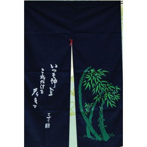 Customized Accept) Korea/Japan/China Sushi Restaurant Kitchen Split Doorway Cloth Curtain-Bamboo(85x140cm)