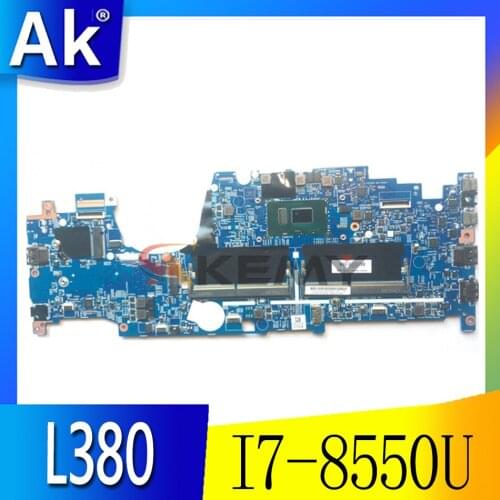 Akemy For Lenovo Thinkpad YOGA L380 S2 Notebook Motherboard 17821-2 448.0CT05.0021 CPU I7 8550U 100% Test Work