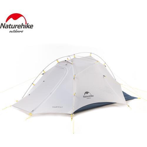 Naturehike 15D CloudUp Wing Camping Tent Ultralight 1.5KG Portable 2 Persons Travel Outdoor Waterproof Camping Tent NH19ZP083
