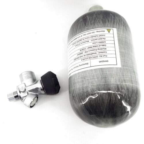 AC52031 2L Carbon Fiber Tank With Valve 4500Psi PCP Air Rifle 5 5 Compressed Air Guns For Hunting Underwater Weapons