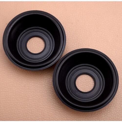 2pcs Rubber Carburetor Vacuum Membrane Diaphragm Replacement Fit For Kawasaki Vulcan 500 LTD EN500 EL250 EX250