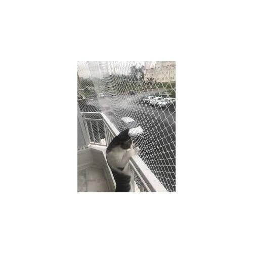 Unal Fishnet 2,50x2 m Balcony Cat Safety Net Cat Protection Net Balcony Off Network