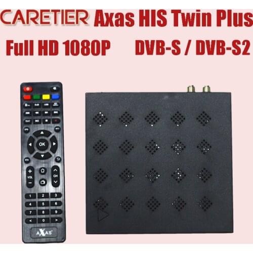 2PCS Full HD Satellite Receiver 2x DVB-S2 SAT Tuner Installed With Axas HIS Twin PLUS Linux E2 Open ATV TV Box Replace ZGEMMA