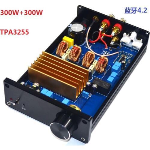TPA3255 1000UF/50V DC30V-48V High Power Stereo Digital Class D 4.2 Bluetooth DAC Decoding Amplifier Board