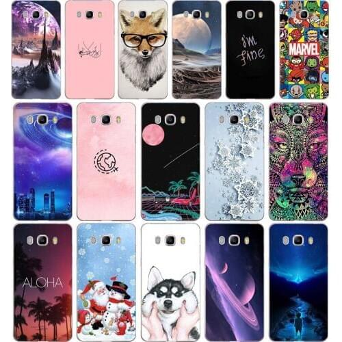 U Phone Case For Samsung Galaxy J5 2016 J510F Soft Silicone TPU Cartoon Protector Cover Cases For Samsung J5 2016 J510 Bumper