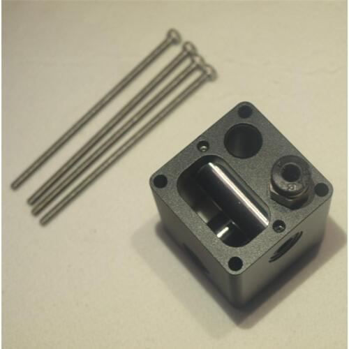 Ultimaker 2 UM2 3D printer parts all metal aluminum alloy print head for 1.75mm metal cross slide kit 6mm