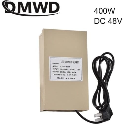 12/10/8 Heads Ultrasonic Mist Maker Sprayer Fogger Air Humidifier Atomizer Apecial Transformer AC220V to DC48V Power Supply 400W