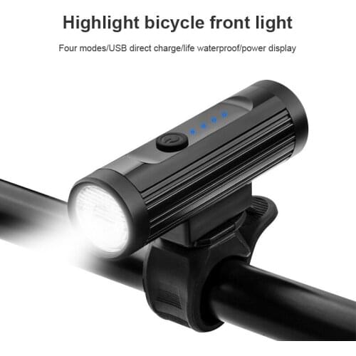 Bike Front Light LED Flashlight Rainproof Bicycle Headlight 2600mAh USB Rechargeable 600Lumen MTB Road Bike Lamp Lantern