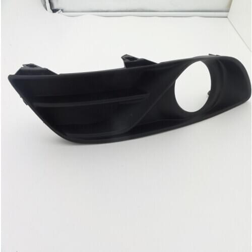 1Pcs Left Side Front Bumper Black Fog Light Lamp Cover Trim Bezel With Hole for Nissan Sentra 2013-2015