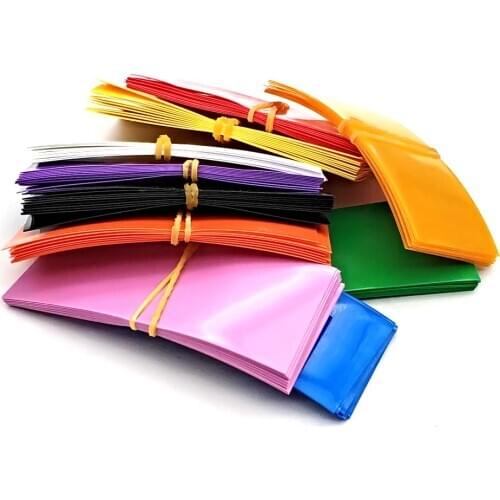 18650 Battery Wrap PVC Heat Shrink Tubing Precut for Battery Film Tape Battery Cover Shrinking Tube