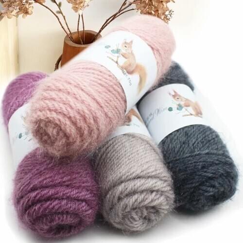 2 Pcs / Lot Natural Soft Silk Milk Cotton Yarn Thick Yarn For hand Knitting Baby Wool crochet scarf coat Sweater weave thread