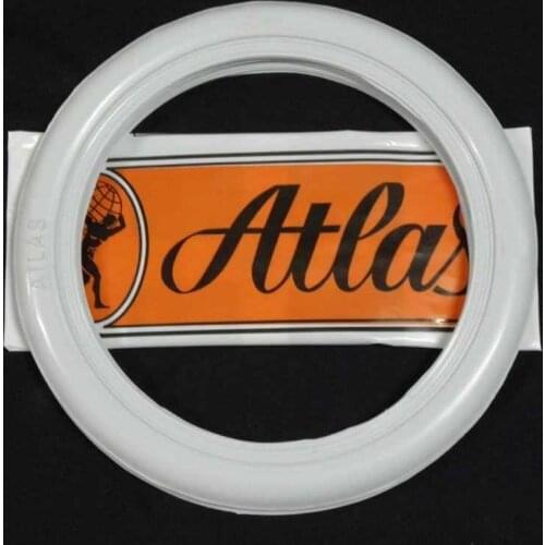 For Atlas Tire Side 10 '' 12 '' 13 '' 14 '' 15 '' 16 '' 17 '' Rim White Wall Topper 4 Piece Set Auto Car Rubber Ring