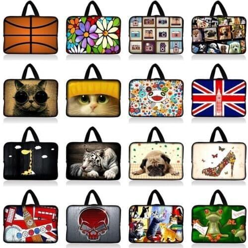 7.9 9.7 10.1 11.6 13 13.3 14 14.4 15.4 15.6 17 Painted Laptop Case Notebook Bag For Macbook Dell Asus Acer Men Women PC Handbag