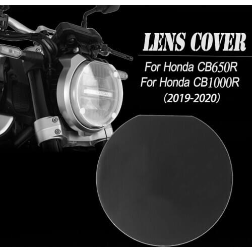 Motorcycle Accessories Front Headlight Lamp Screen Guard Lens Cover Shield Protector for 2019 2020 Honda CB650R CB1000R Parts