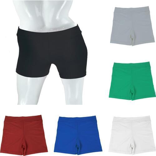 Women Girls Elastic Spandex Gym Dancing Running Cycling Athletics Skinny Sports Shorts Fancy Safety Pants Party Hot Pants