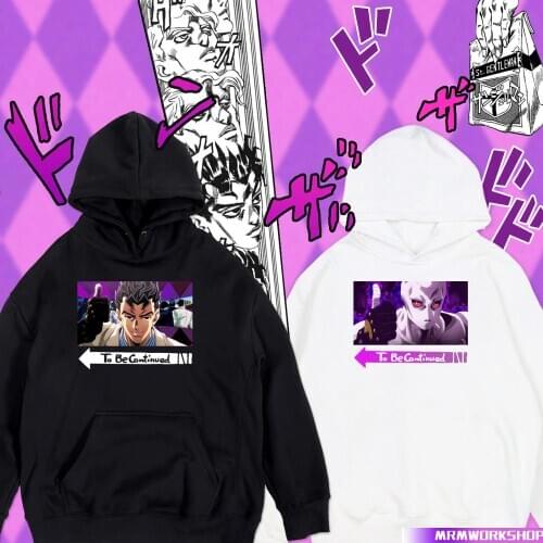 JOJOs Bizarre Adventure Golden Hoodie Anime Kira Yoshikage Hoodies Autumn Game Anime Cosplay Hooded Sweatshirts
