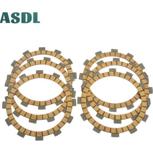 Motorcycle Engine Parts Clutch Friction Plates Kit For Yamaha YFM 250 Raptor WR 250 R WR 250 X TT 250 R YZ 125 4PE,4XM #d
