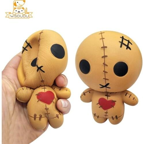 Ghost Doll Cute Terror Puppets Horror Cartoon Anime Figure Decompression Anti Stress Relief Soft Squishy Squeeze Toys Adult Gift