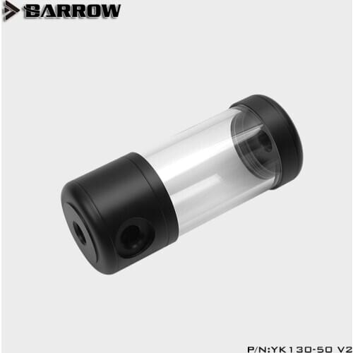 Barrow YK-50 V2 Reservoir (DIA:50MM, TL:130/180/230/280MM) 50mm Diameter Acrylic Cylindrical Tanks,YK130-50 V2