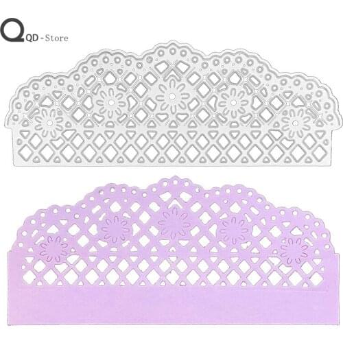 Scrapbook Metal Cutting Dies Childrens Educational Lace Grid DIY Card Make Mould Model Craft Decoration New Die Handmade Tools