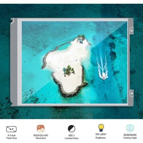 Original IVO M084GNS1 R1 800x600 Lvds Interface Svga 8.4 Inch Tft Lcd Panel Screen Display Module for Medical