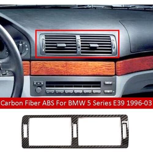 ABS Central Console Air Vent Outlet Trim For BMW 5 Series E39 1996-2003