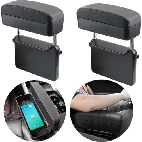 Auto Seat Gap Organizer Elbow Support Car Center Console Arm Rest Car Armrest Box Adjustable Universal Car Styling Accessories