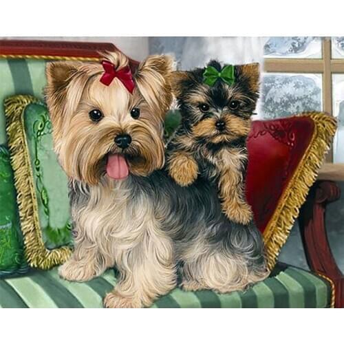 Full round&square Diamond 5D DIY Diamond Painting animal dog 3D Embroidery Cross Stitch Mosaic Painting Decor