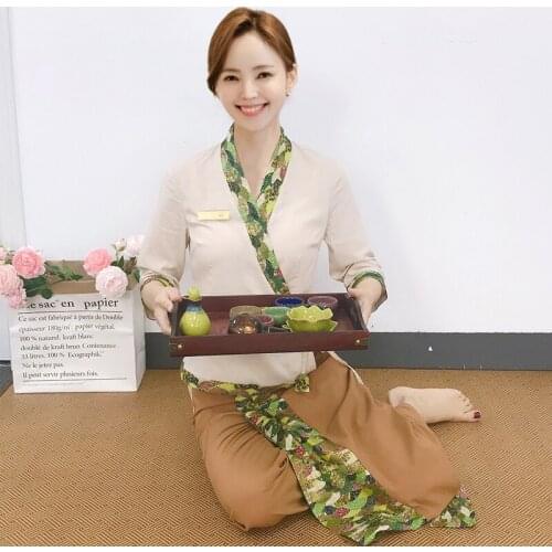 Thai Style Foot Therapy Technician Service Restaurant Waiter Tea Artist Spa Club Beauty Salon Beautician Work Clothes